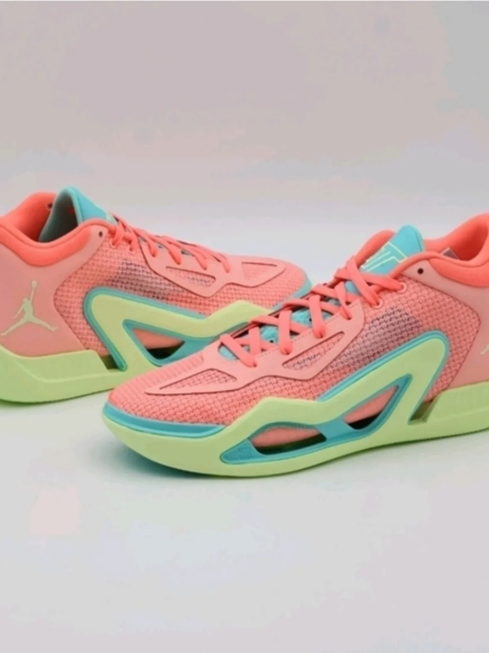 Jordan Women’s Low-Top Sneakers - Coral & Mint